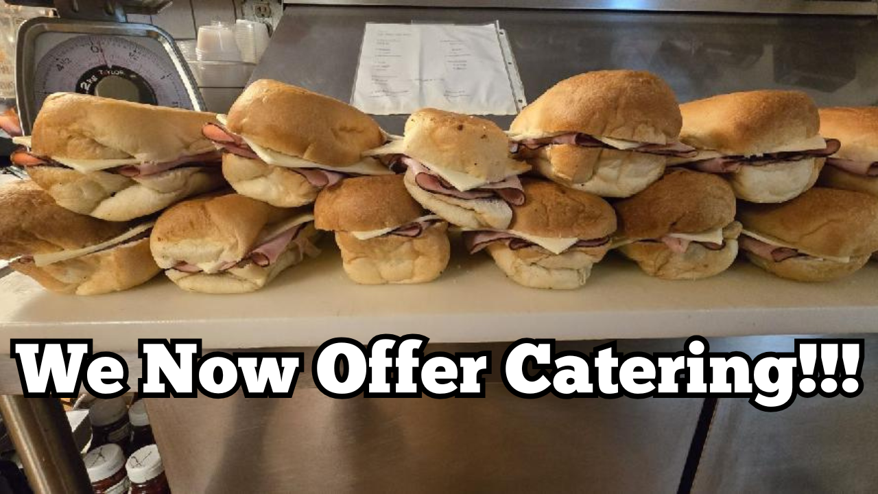 We Offer Catering!!!