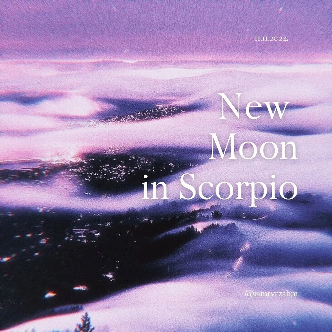 On today&rsquo;s New Moon in Scorpio ♏️ 💜

Falling on 11/1 this New Moon is all about new beginnings and stepping into a new timeline.

Feel your feelings. Inspect your shadows. See what they&rsquo;re telling you.

Answers lie within where we look.
