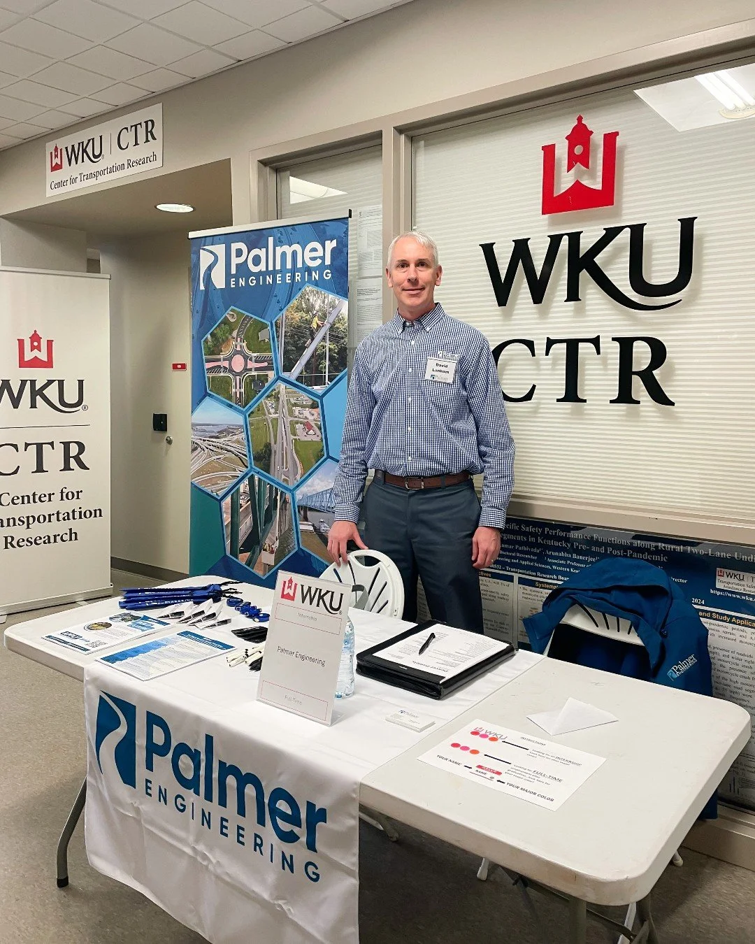 Shoutout to Dave Lanham for representing Palmer at yesterday's @wkuseas Construction Career Fair! 👏

Great conversations, lots of interest in co-ops and full-time roles, and always fun connecting with students. Thanks to everyone who stopped by our 
