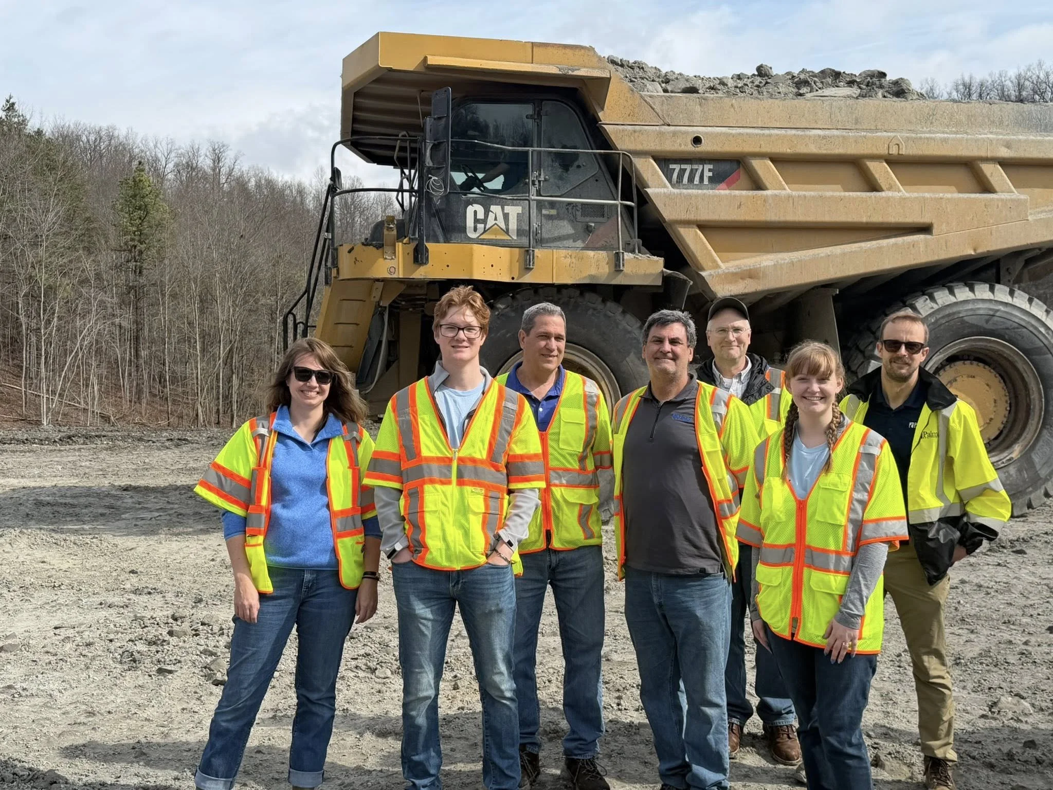 Palmer Team Visits Mountain Parkway Construction Site