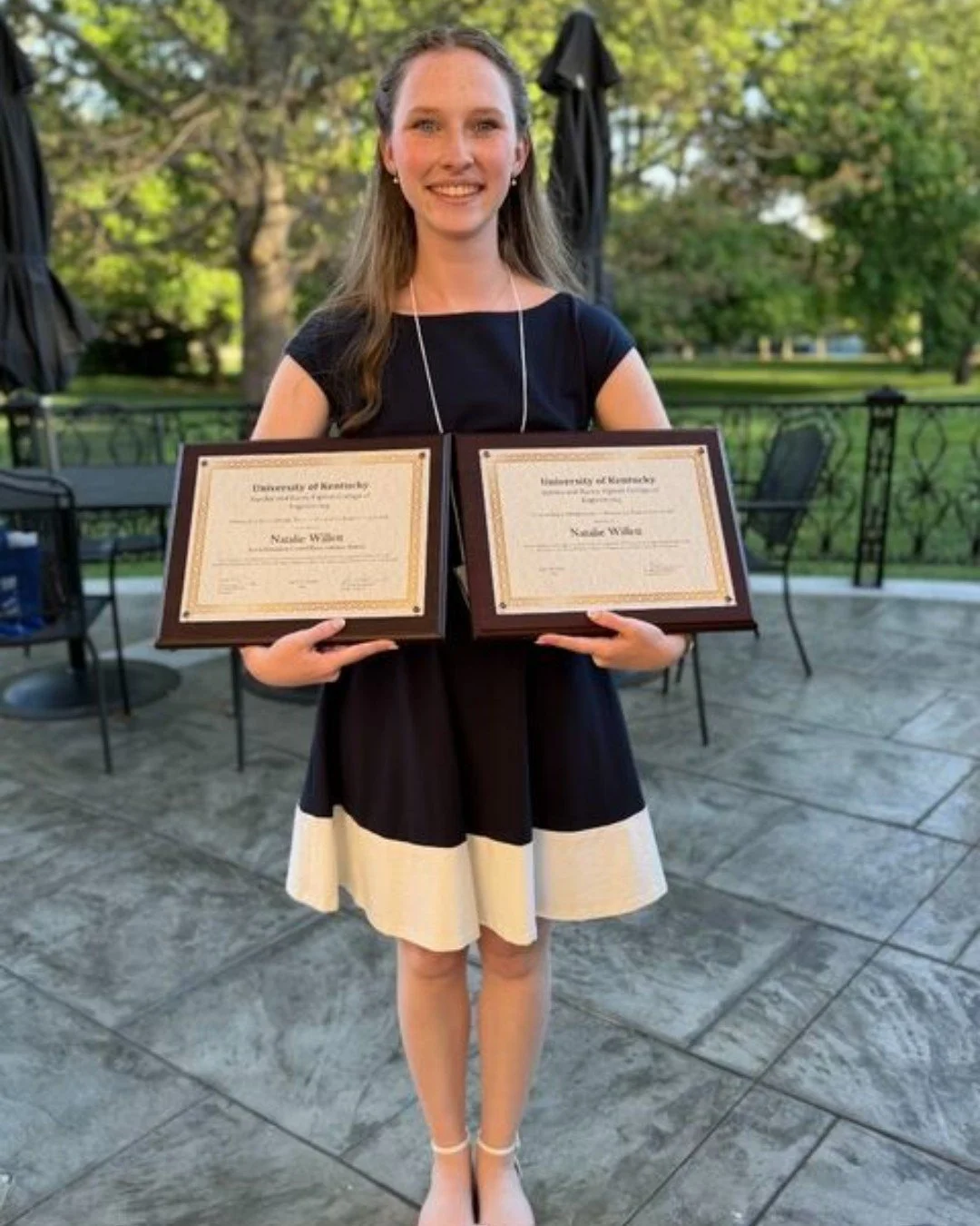 We&rsquo;re proud to see Natalie Willett, an intern in our Lexington office, recognized as the Outstanding Undergraduate in @uky_bae, along with her team earning Outstanding Senior Design Team. 👏

Congrats to Natalie as she wraps up her time at UK a