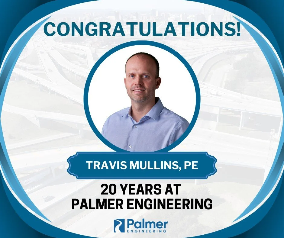 🎉 Congratulations to Travis Mullins on 20 years at Palmer Engineering! 🎉

We&rsquo;re thankful for his hard work, dedication, and the many contributions he&rsquo;s made to our team over the past two decades.

Thank you for being such an important p