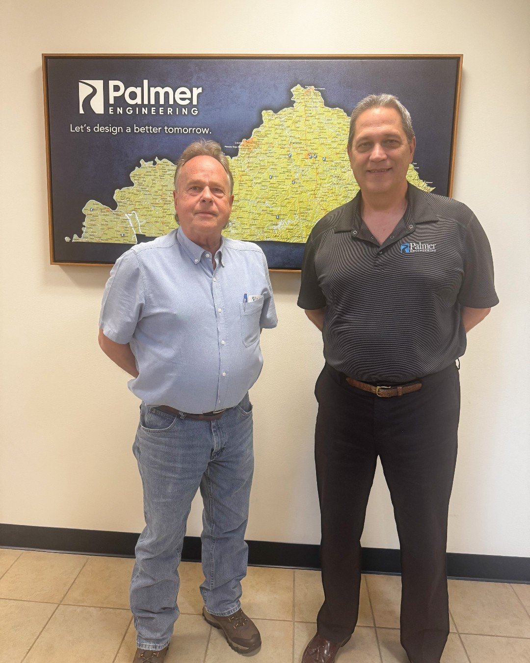 Celebrating two incredible milestones at Palmer Engineering 🎉

David Lindeman is celebrating 40 years with Palmer, and James Mayo officially began his 50th year with the company this past Saturday &mdash; making him our longest-tenured employee!

Fo
