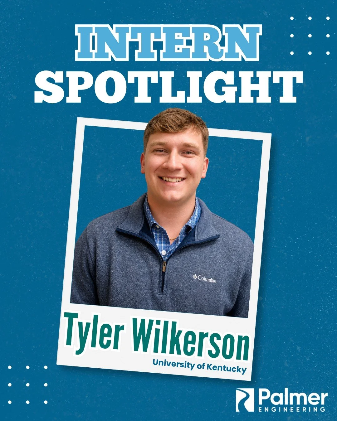 Meet our summer intern, Tyler Wilkerson!

Tyler attends @ukyengineering and is spending the summer with our structures team in the Winchester office.

Tyler first connected with the company after receiving a Palmer scholarship last year. As he learne