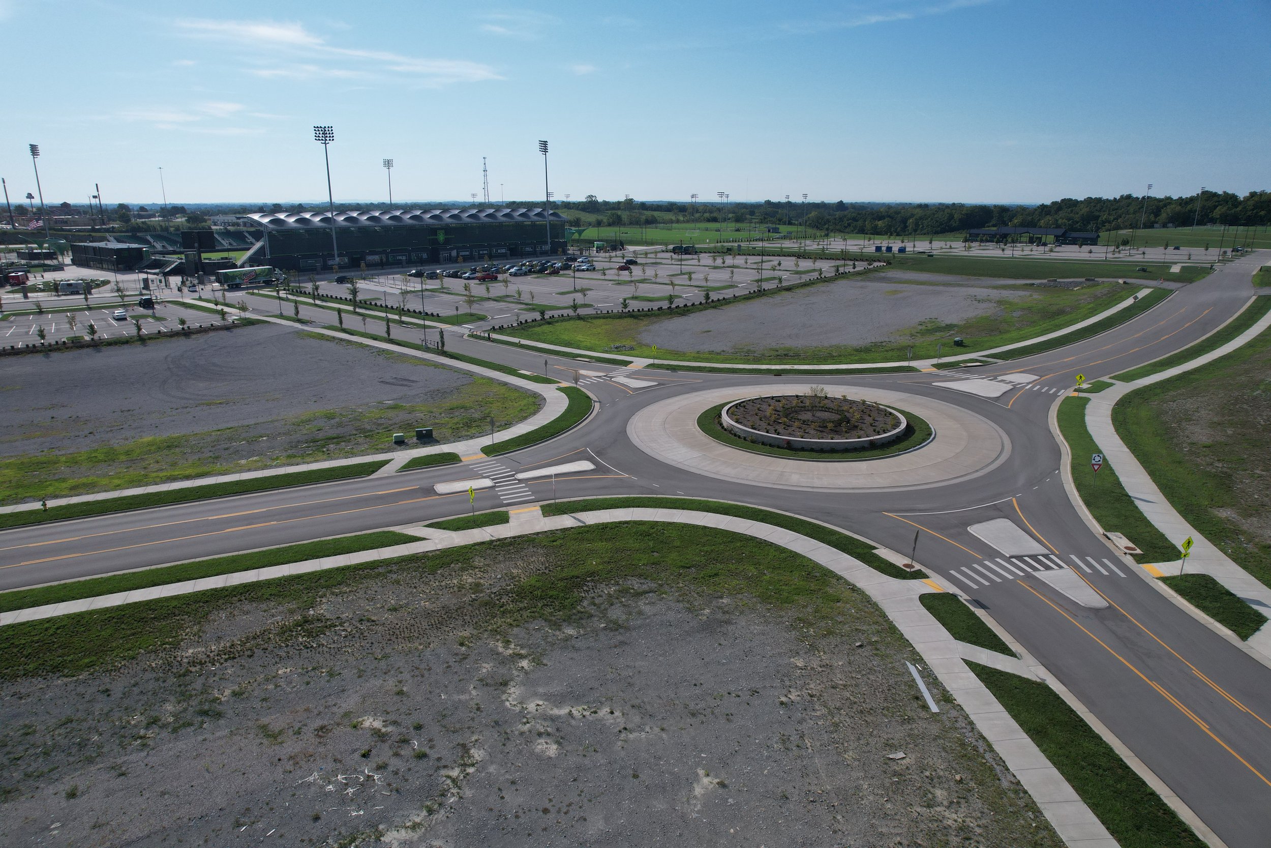 Roundabout, Lexington Sporting Club, Lexington, Kentucky