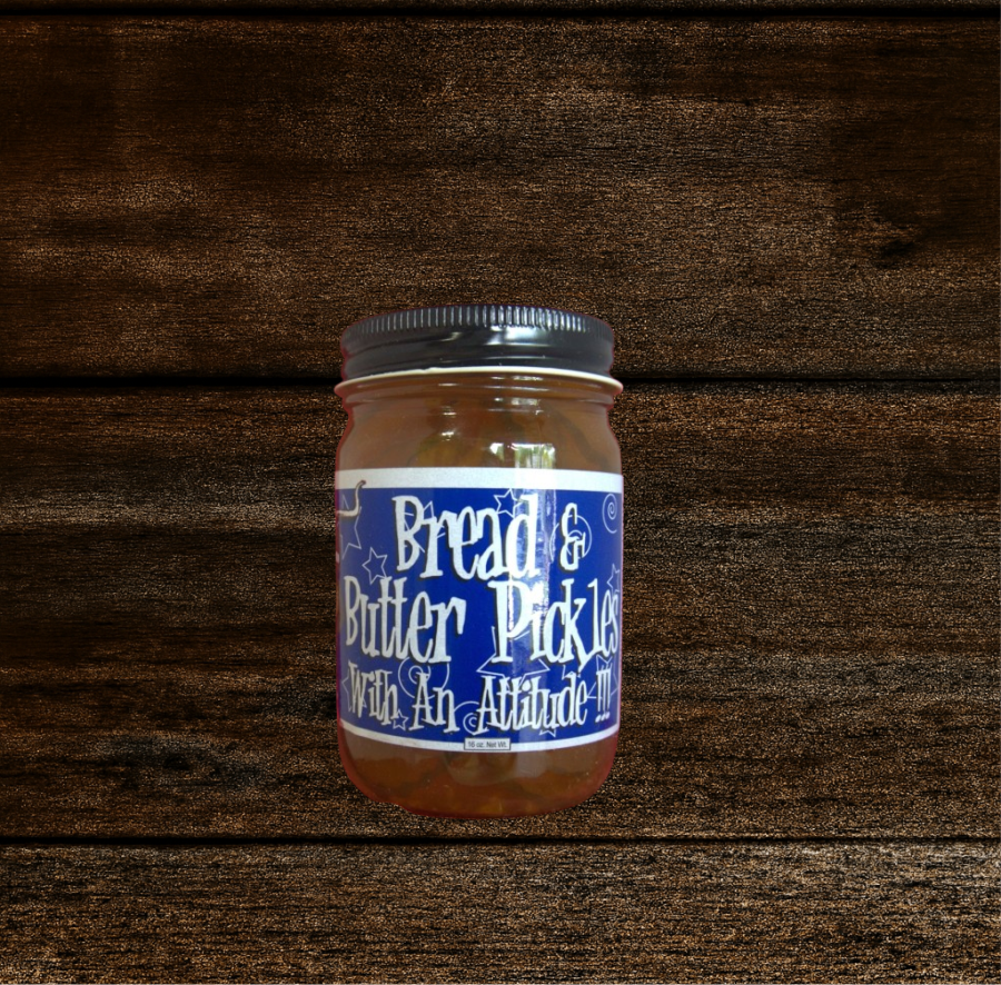 BREAD & BUTTER PICKLES WITH AN ATTITUDE 16 oz
