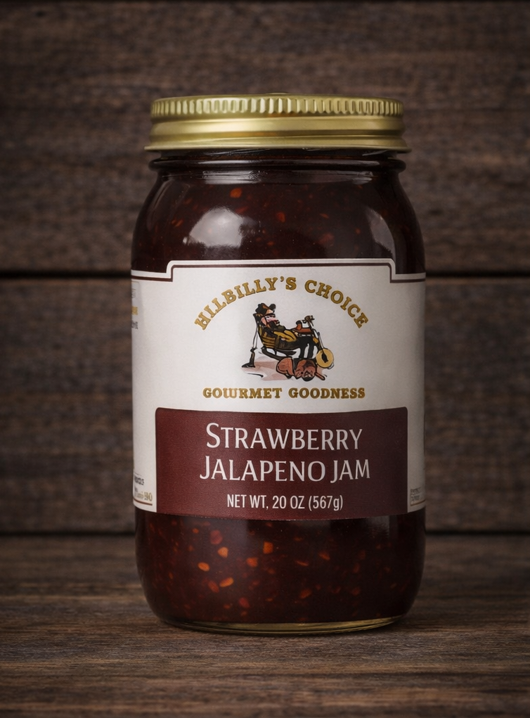 Strawberry Jalapeno Jelly 16 oz