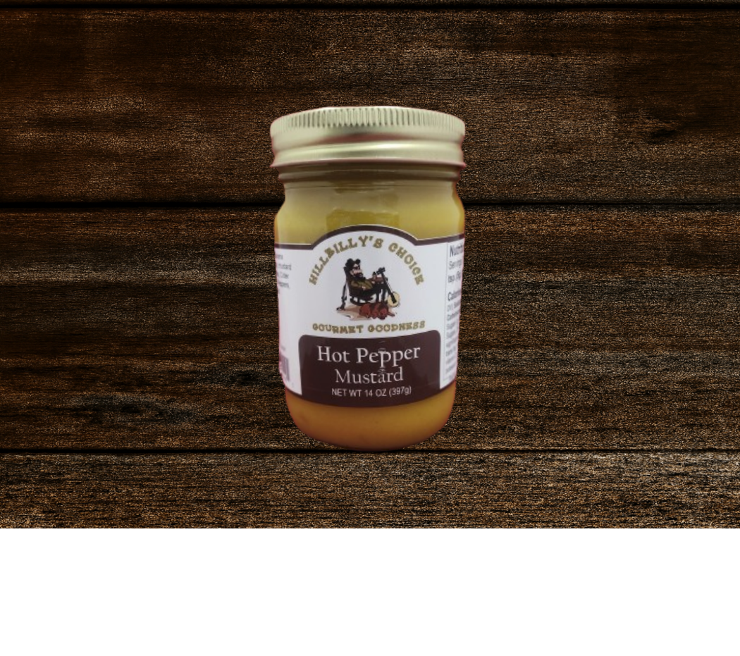 Hot Pepper Mustard 14 oz