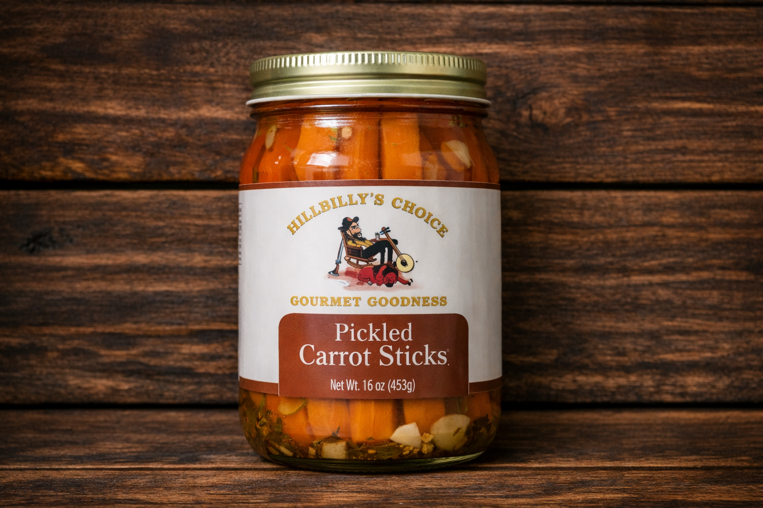 Zesty Gourmet Pickled Carrot Sticks