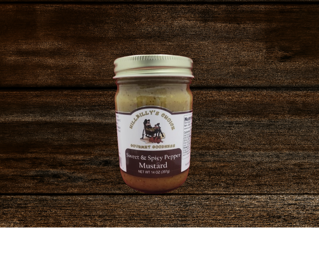 Sweet & Spicy Pepper Mustard 14 oz