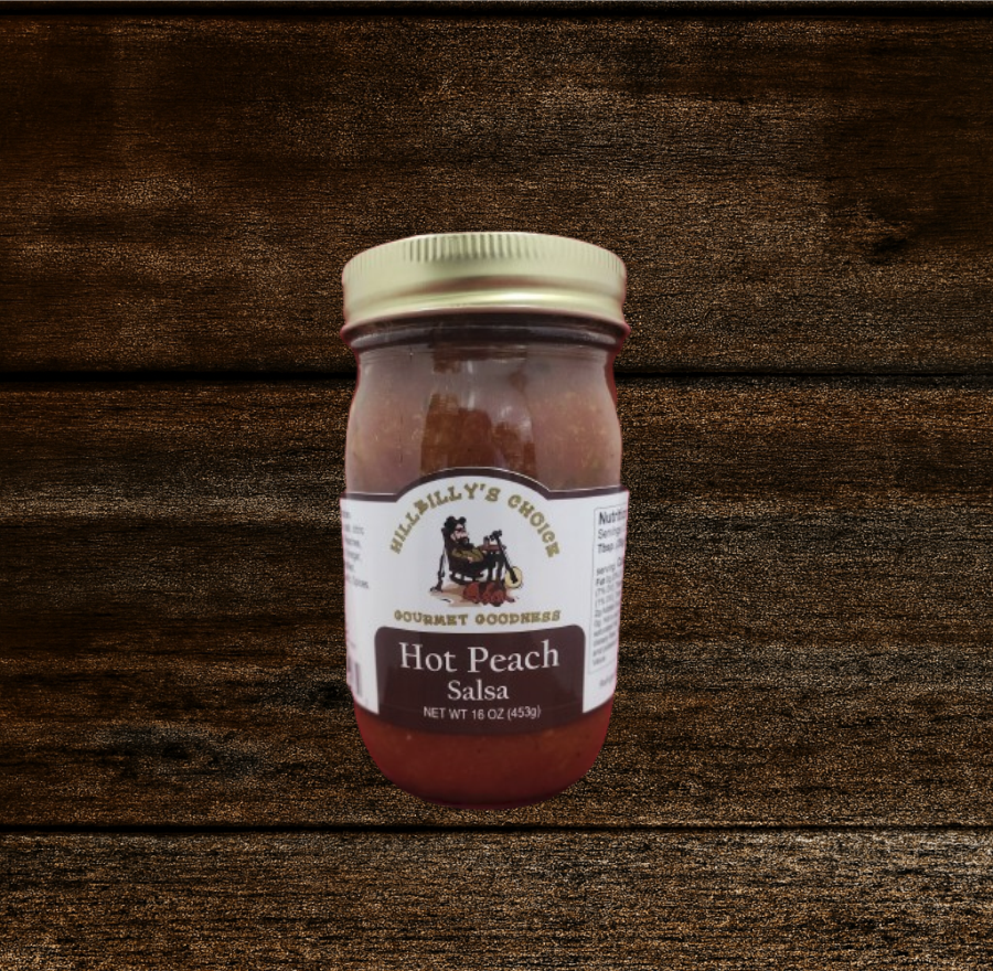 Hot Peach Salsa 16 oz