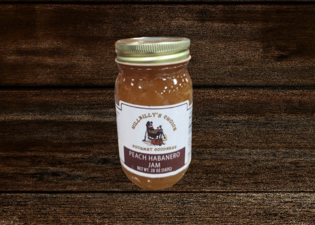 Hot Peach Habenero  Jelly 16 oz