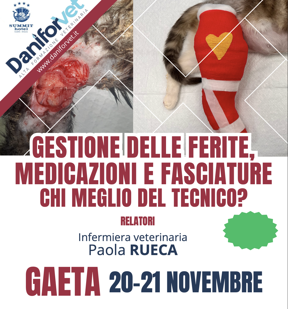 GESTIONE DELLE FERITE, GESTIONE DELLE FERITE, MEDICAZIONI E FASCIATURE