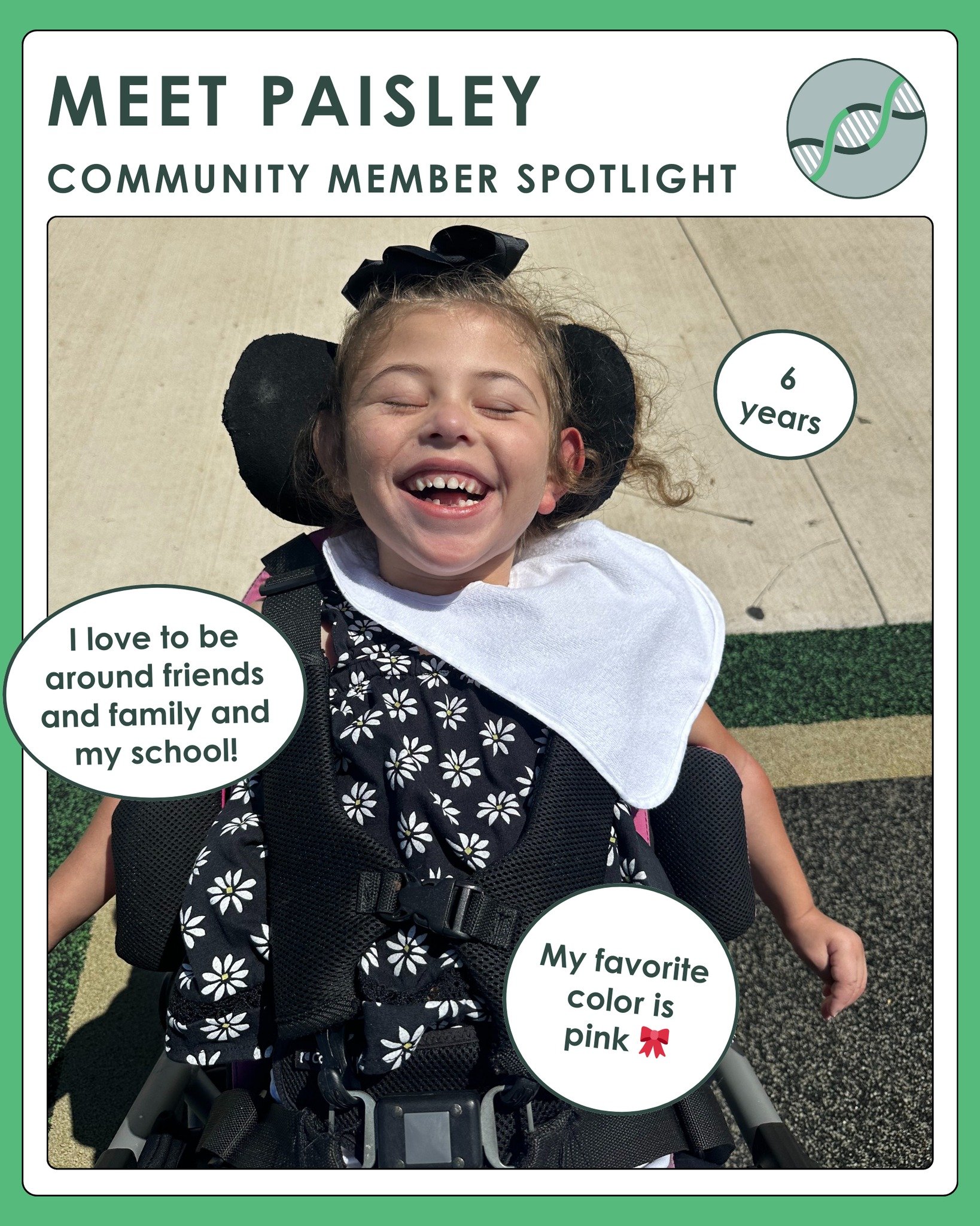 Paisley is this week's community member spotlight!

#gouldsyndromewarrior #gouldsyndromefoundation #gouldsyndrome #gouldsyndromeawareness