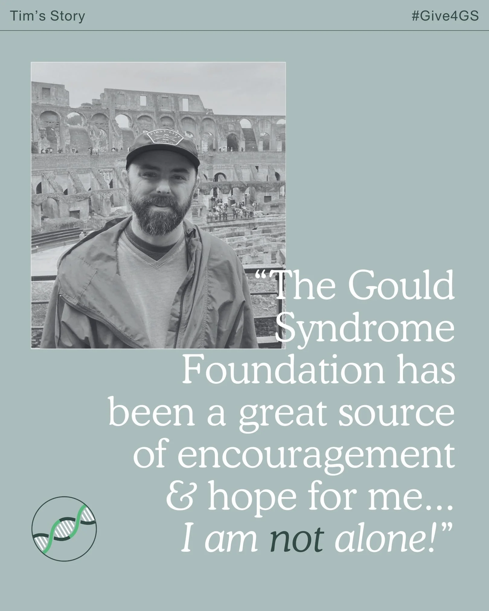 For those living with COL4A1/A2, community connection can change everything. Tim found hope and encouragement through The Gould Syndrome Foundation after years of facing his diagnosis alone. This May, our 3rd Annual International Conference in Boston