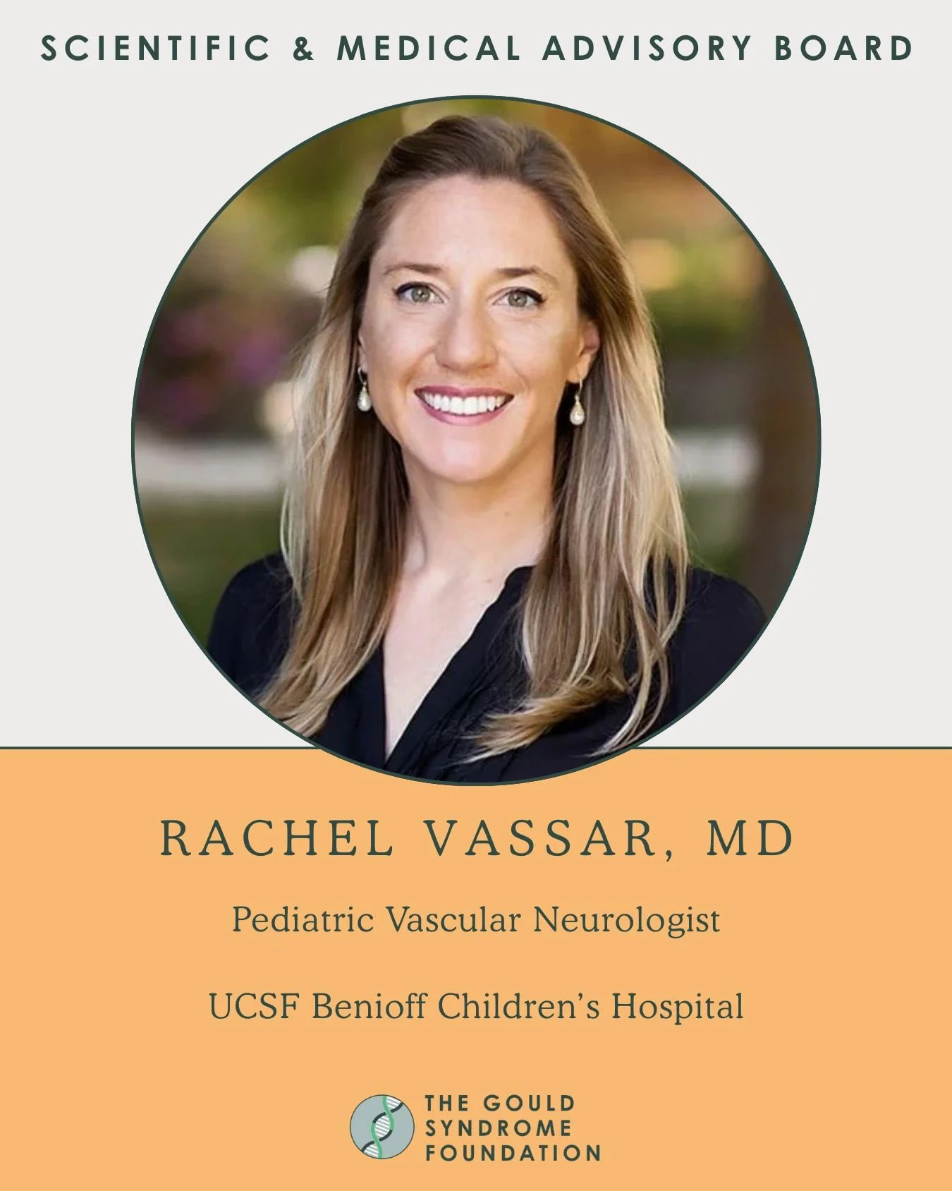 Meet Rachel Vassar, MD, a pediatric vascular neurologist at UCSF Benioff Children's Hospital and an essential member of our Scientific and Medical Advisory Board. Rachel's specialized expertise in pediatric vascular neurology guides our funding prior