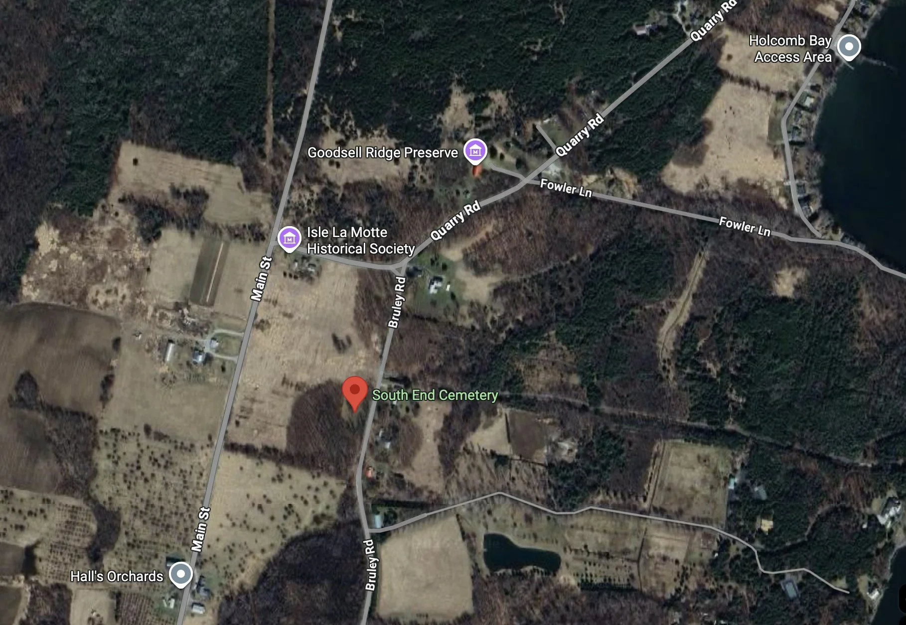 South End Cemetery (Isle Le Motte)