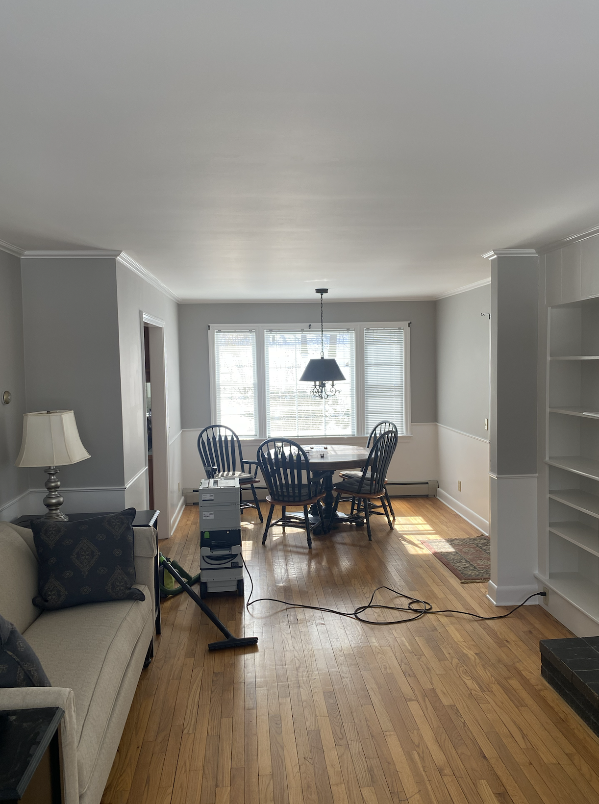 Before &amp; After: Ice Dam Damage Repair and Interior Painting in Amherst, NH