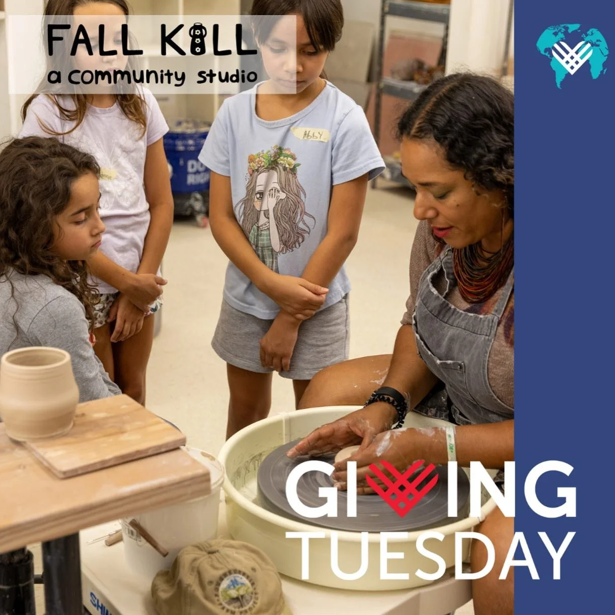 This #givingtuesday, support creativity, community, and equity with Fall Kill Creative Works! Your gift helps us provide tuition assistance, maintain our welcoming studio, and support our amazing part-time team. 

Together, we can break down barriers