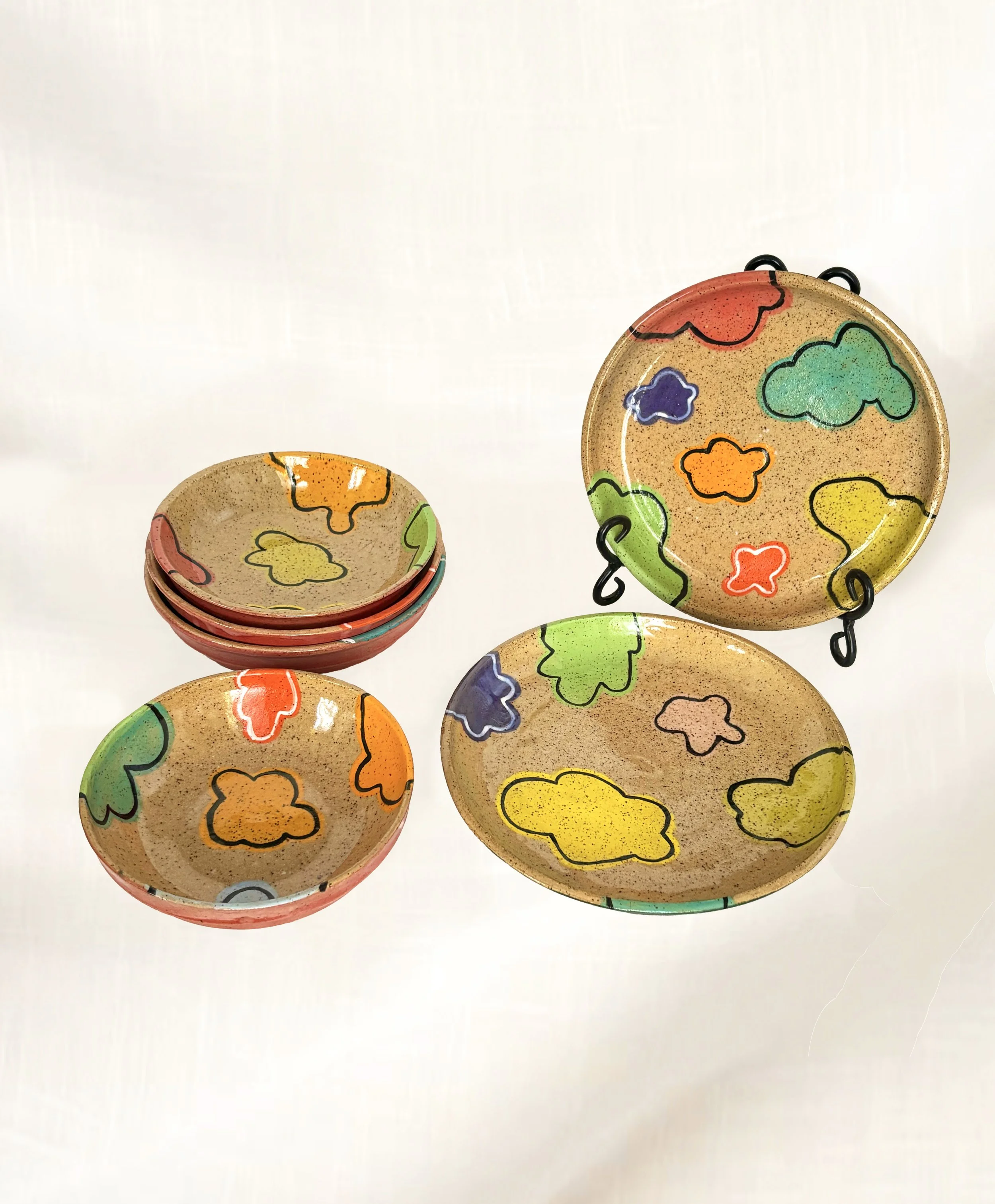 WHEEL THROWN COLANDERS & BERRY BOWLS