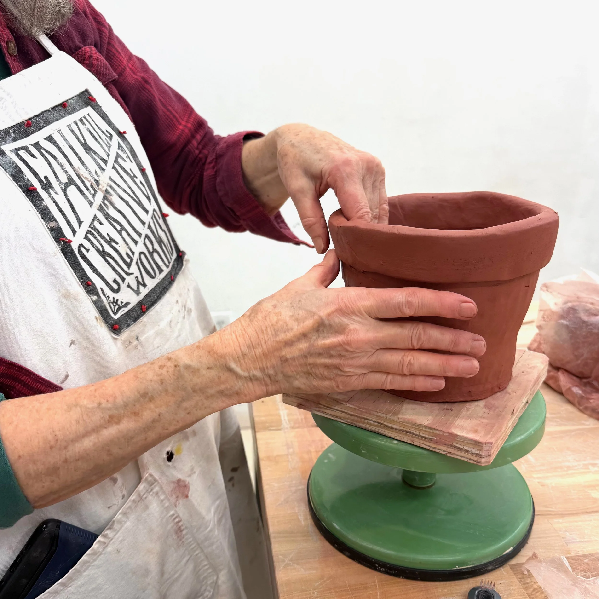HANDBUILDING FOR GARDENERS - PORCH PLANTERS