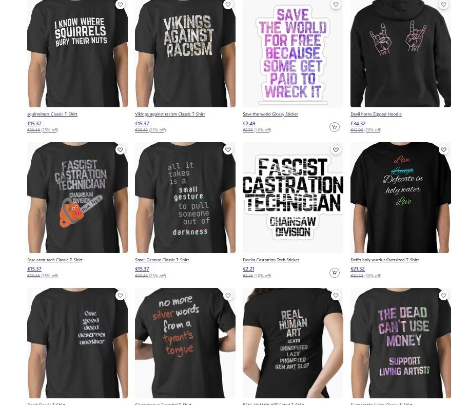 19 - Merch designs [ongoing…]