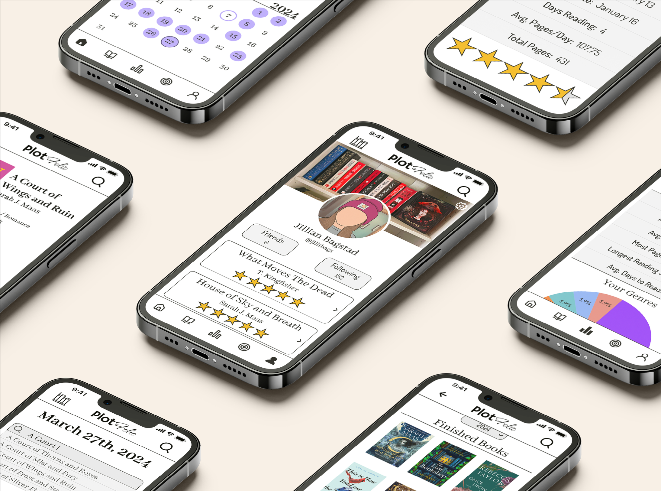 PlotFolio App Concept