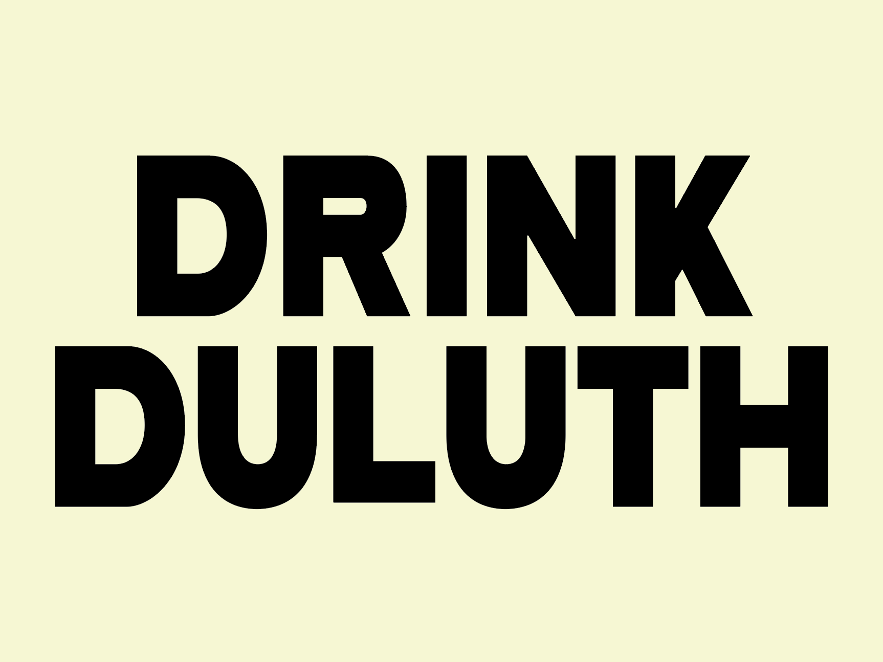 Drink Duluth Poster