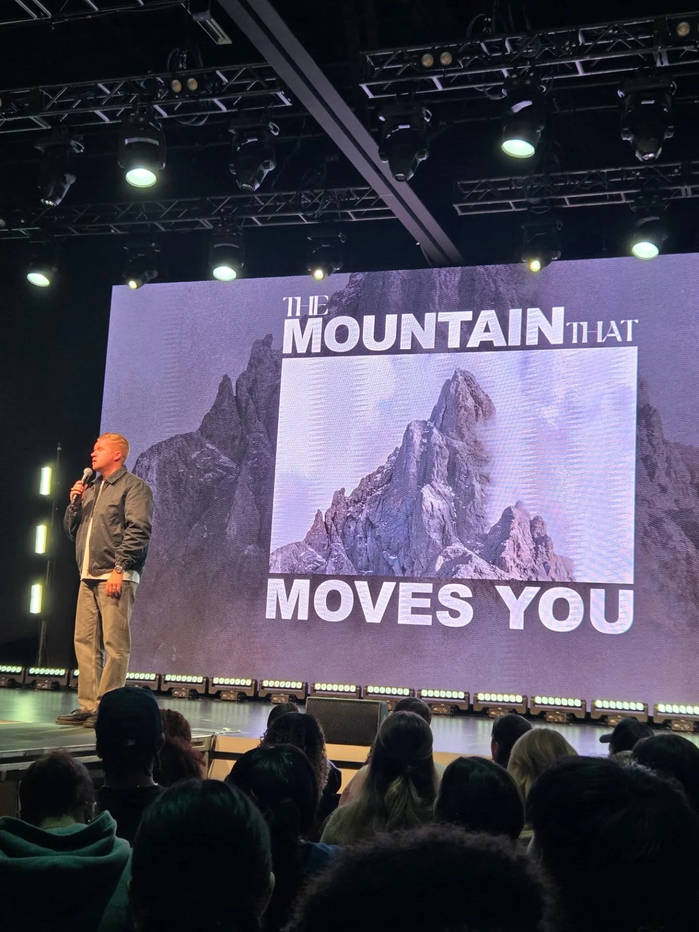 What if the mountain that isn't moving in your life happens to be the mountain that moves YOU?

What an incredible message tonight @ryanmcvety