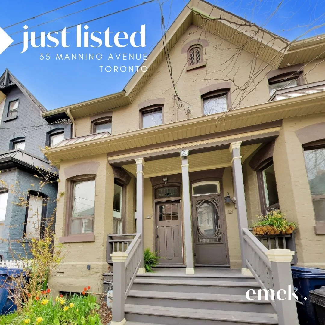 ☀️🌸 It&rsquo;s a beautiful day to come check out my newest listing at 35 Manning Avenue, just steps to #trinitybellwoods!

Come see the possibilities that exist in this 2 storey row house, currently configured with 2 units: the main and basement for