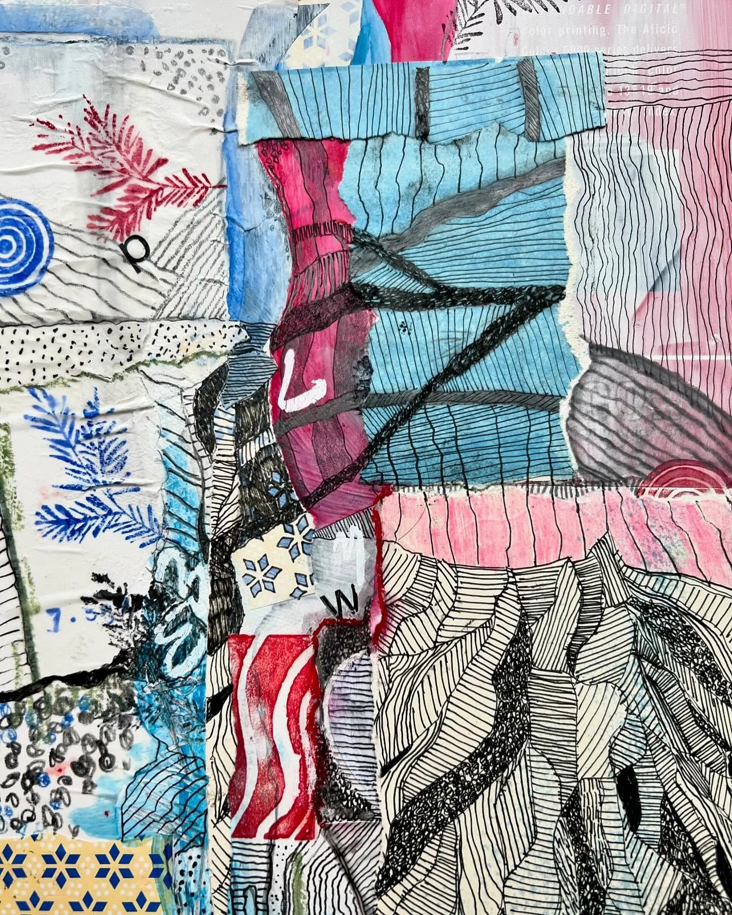 &ldquo;At sixes and sevens&rdquo;
Analog mixed media collage on paper board. 9&rdquo; x 16&rdquo;

It has been a while since I have posted anything. I have been working on a variety of things, sporadically, episodically, but forward motion for sure. 