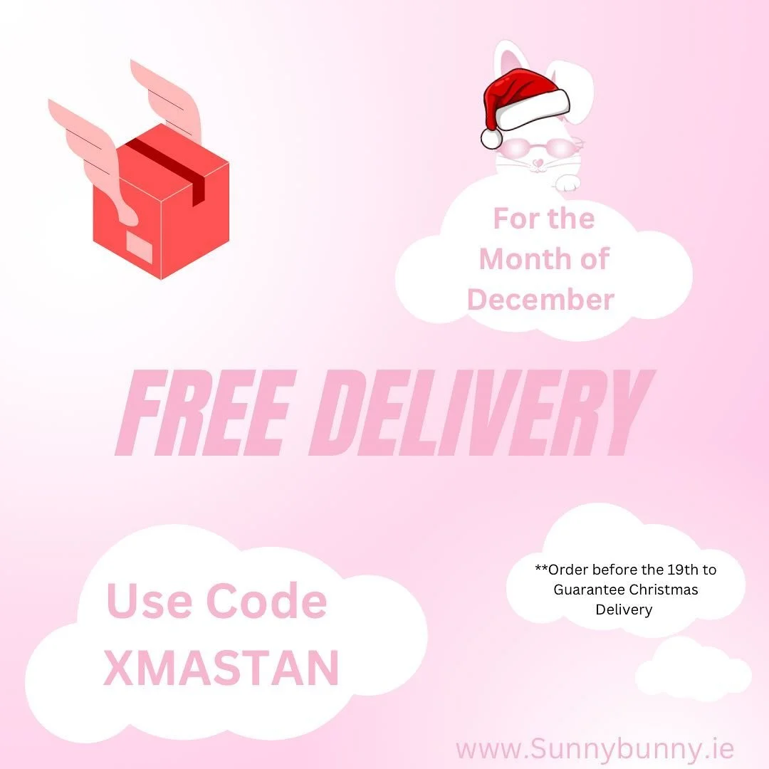 🚚FREE DELIVERY 🚚

Make sure to sign up to our mailing list on our website for Exclusive Deals and Discounts 👀

 www.sunnybunny.ie

🩷🐰