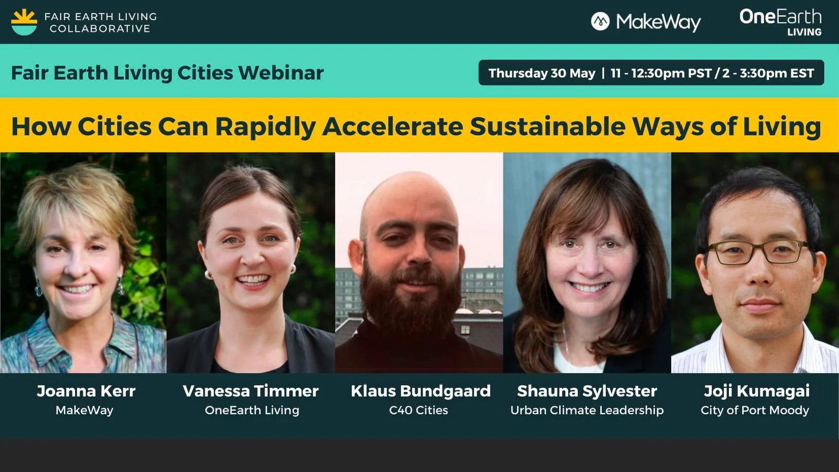 Presentation: Fair Earth Living Cities Webinar