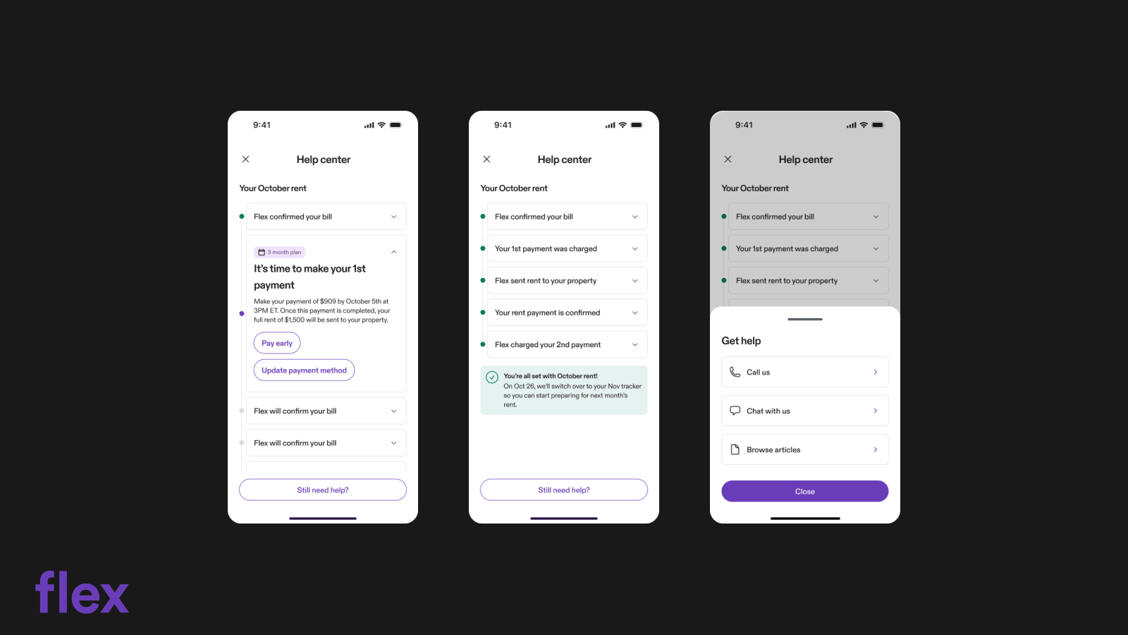 Flex In-App Self Help
https://lisamaidenbergdesign.com/work/flex-in-app-selfservice