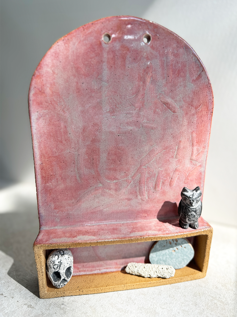 Pink Palm Altar