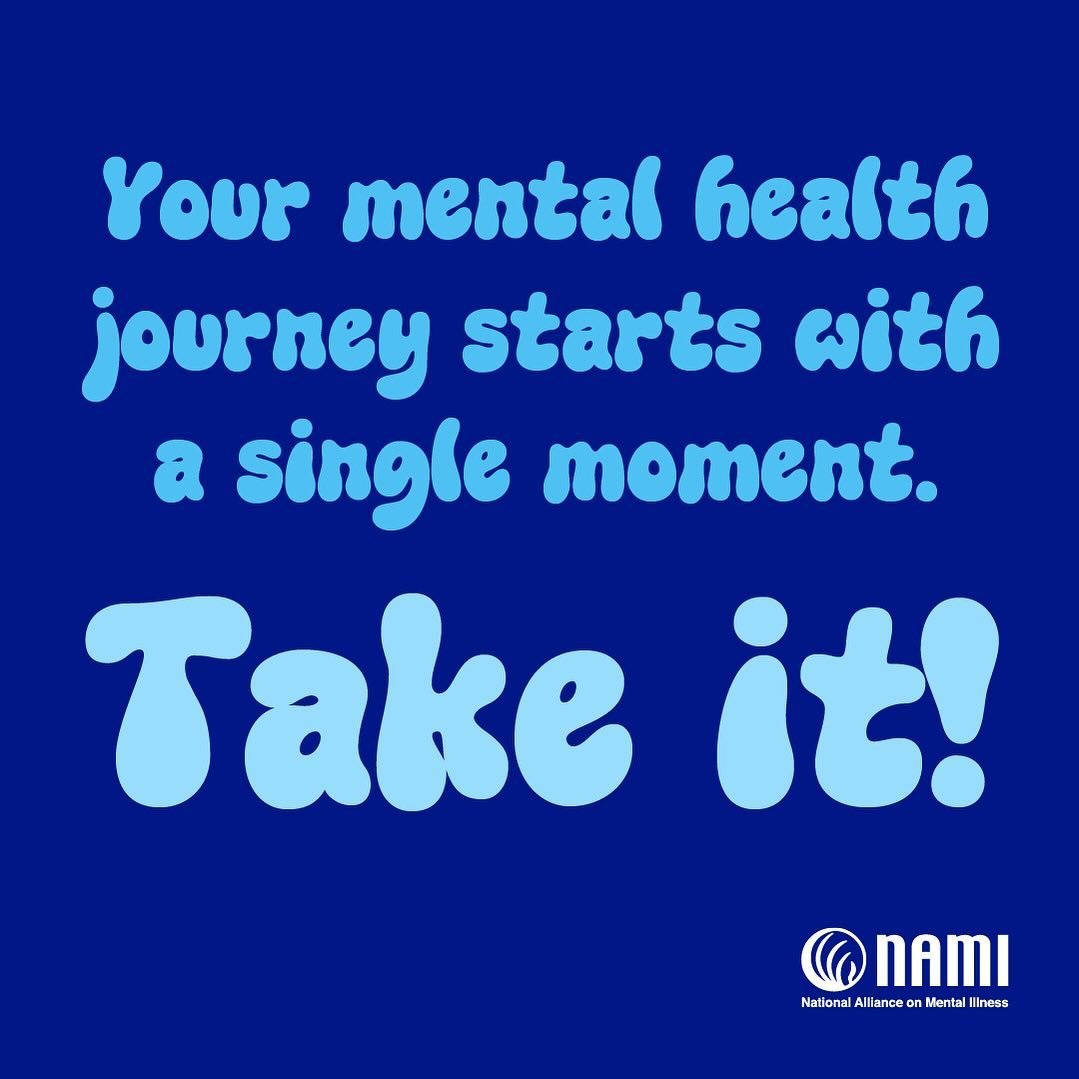 Prioritize your mental health. Check out @namicommunicate for information about programs and initiatives in your community and beyond.