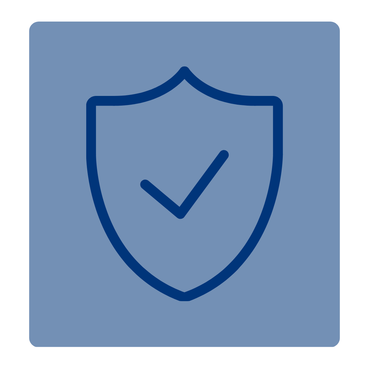 A blue thumb drive with a USB connector on top.