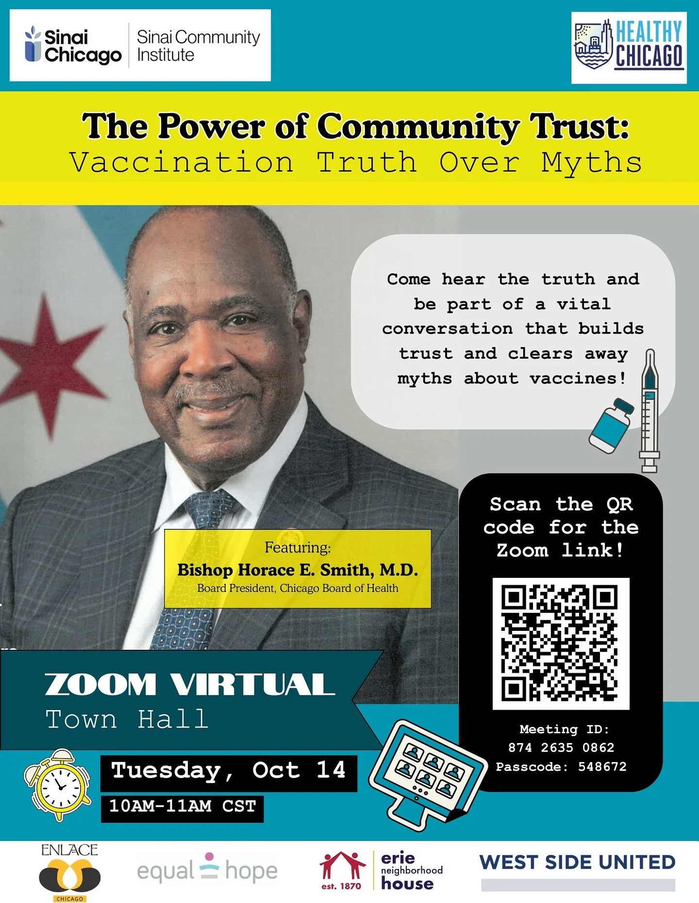 Want the facts about vaccines? 💉 Join us for a virtual town hall, &ldquo;The Power of Community Trust: Vaccination Truth Over Myths&rdquo;, where trusted leaders share the truth and build community trust.

Hear from experts, including Bishop Horace 