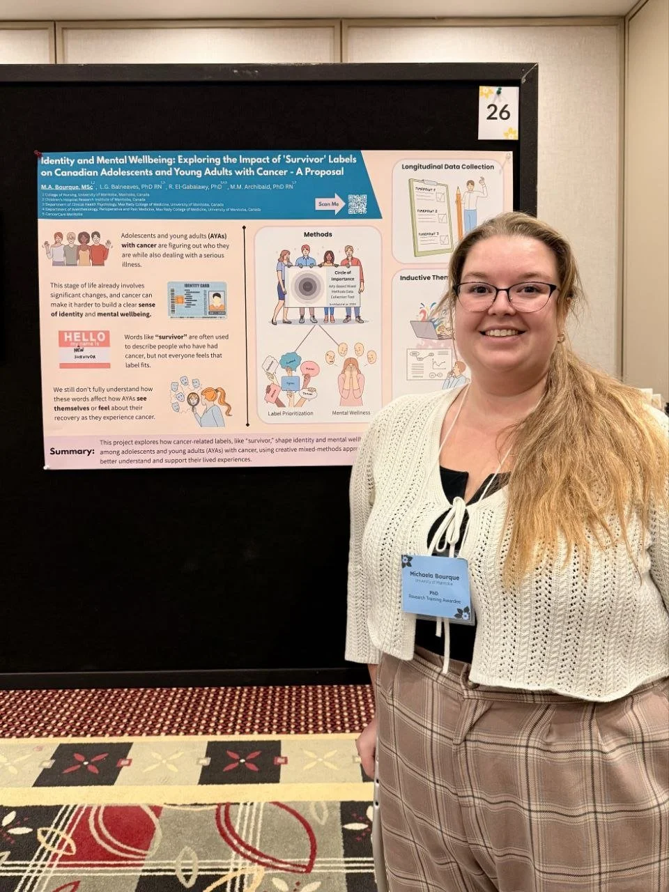 2025 Canadian Cancer Society Research Trainee Conference (Toronto ON, November) Poster Presentation — Michaela Bourque
