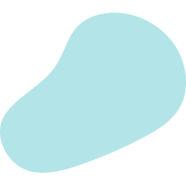 A simple, irregularly shaped light blue blob.