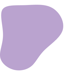 A purple irregular shape with rounded edges.