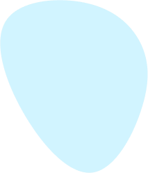 A light blue blob.