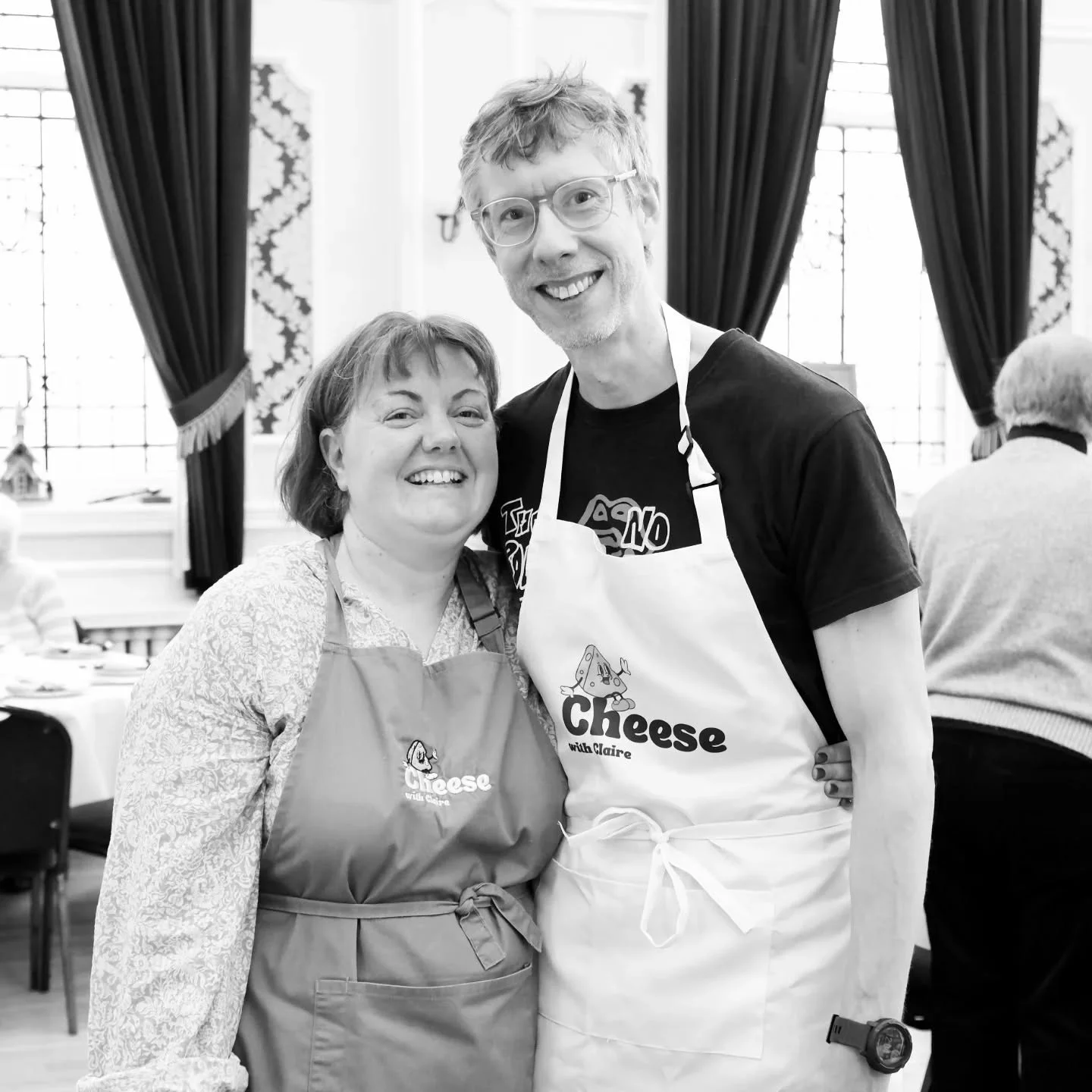 Happy new year!

Andrew came to work for me for a day a few weeks ago and I love this pic that my brilliant photographer friend Brian Slater caught after we spent over two hours creating cheeseboards for 100 guests!

So excited for the next year of C