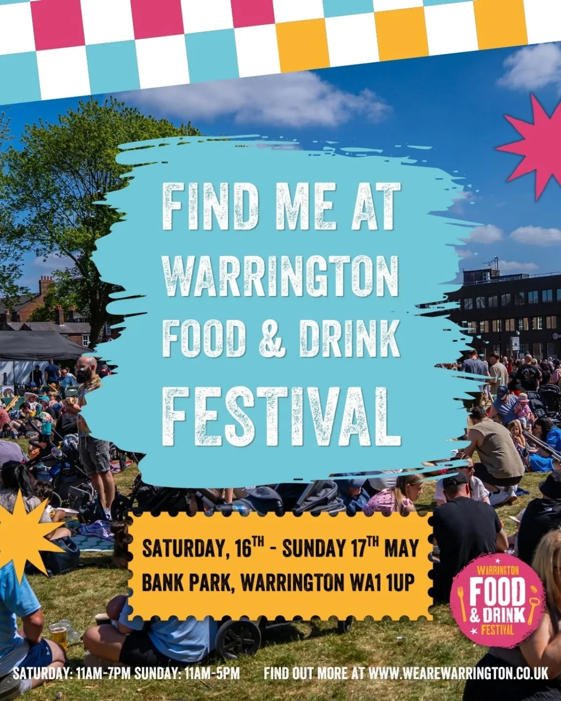 Warrington Food and Drink Festival is fast approaching this weekend... and I can't wait!

Two days of markets, demos and entertainment - with free entry and easy peasy access whether you're arriving by train, bus, car or on foot.&nbsp;

Plus, I don't