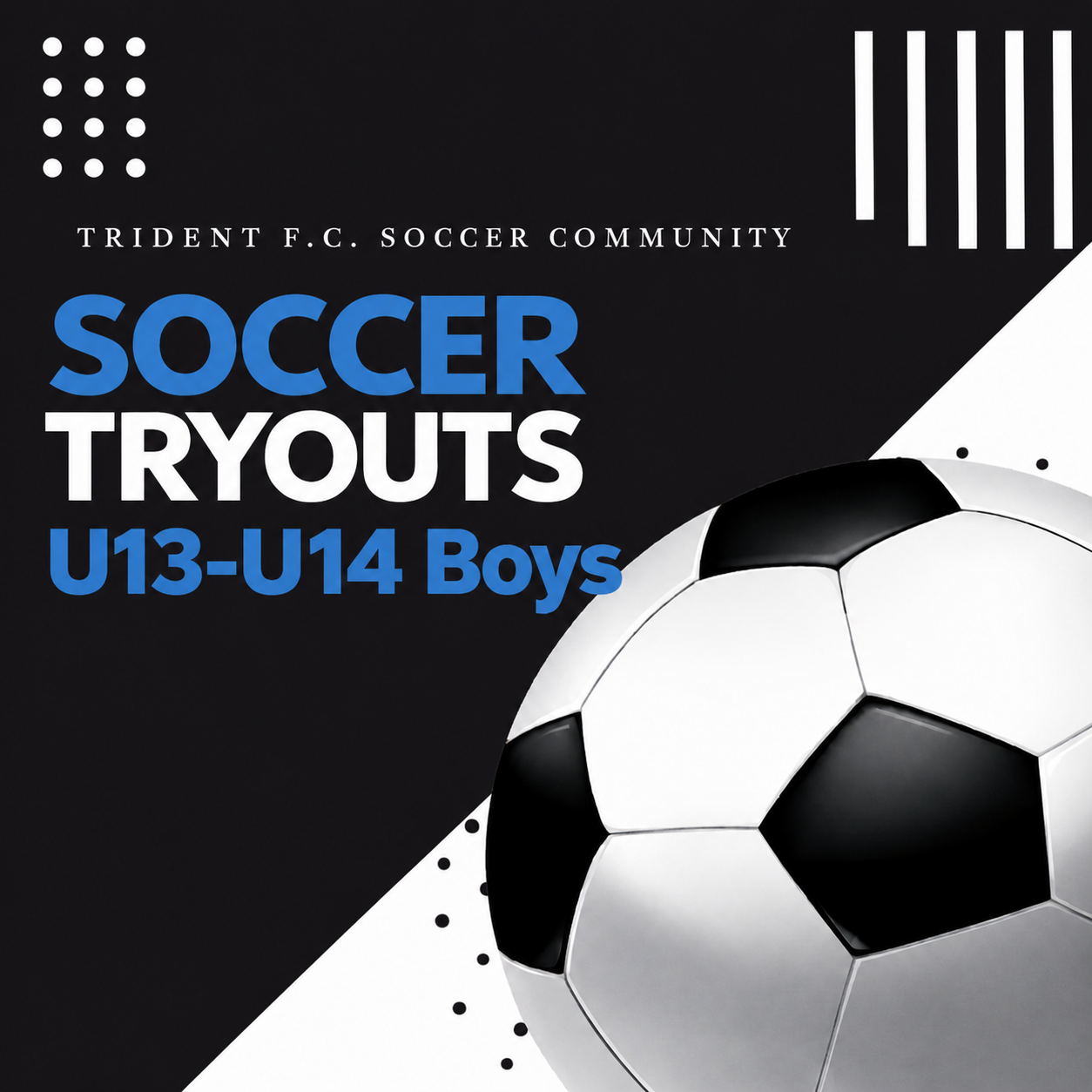 U13-U14 Boys Tryouts