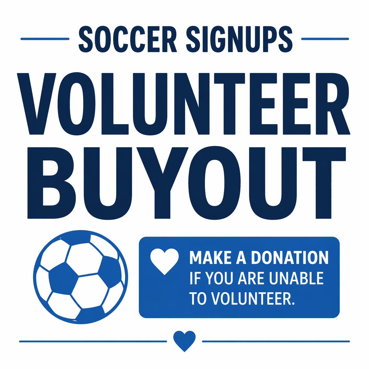 Volunteer Buyout Donation