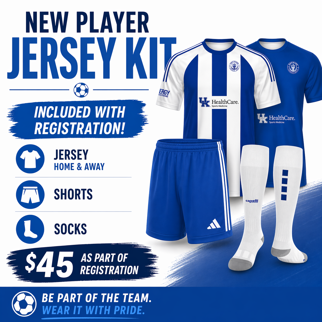 New Player Jersey Kit