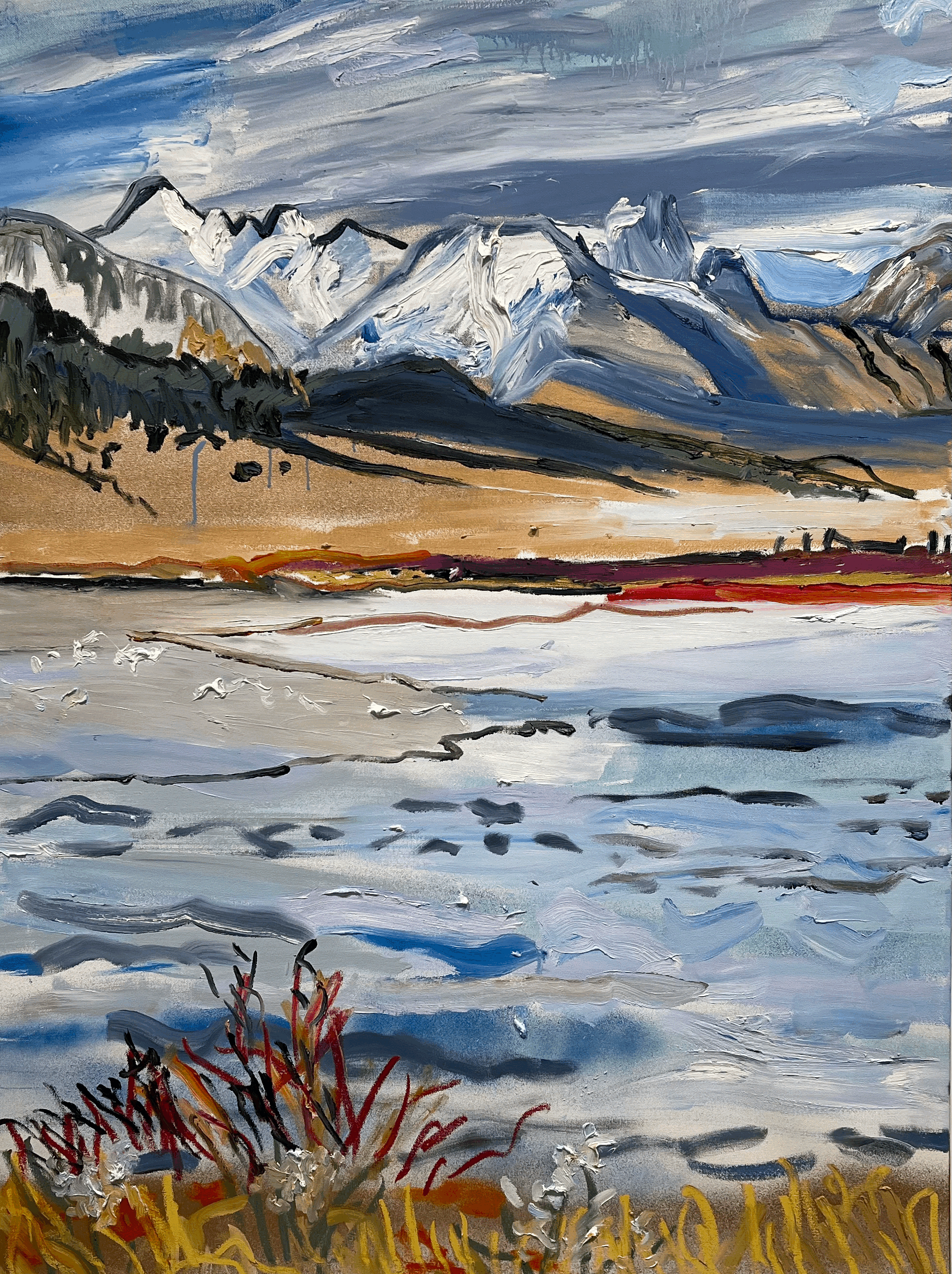 Yellowstone River: Poor Man's Fishing Hole [Diptych]