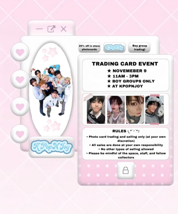 PHOTOCARD TRADING EVENT!!
