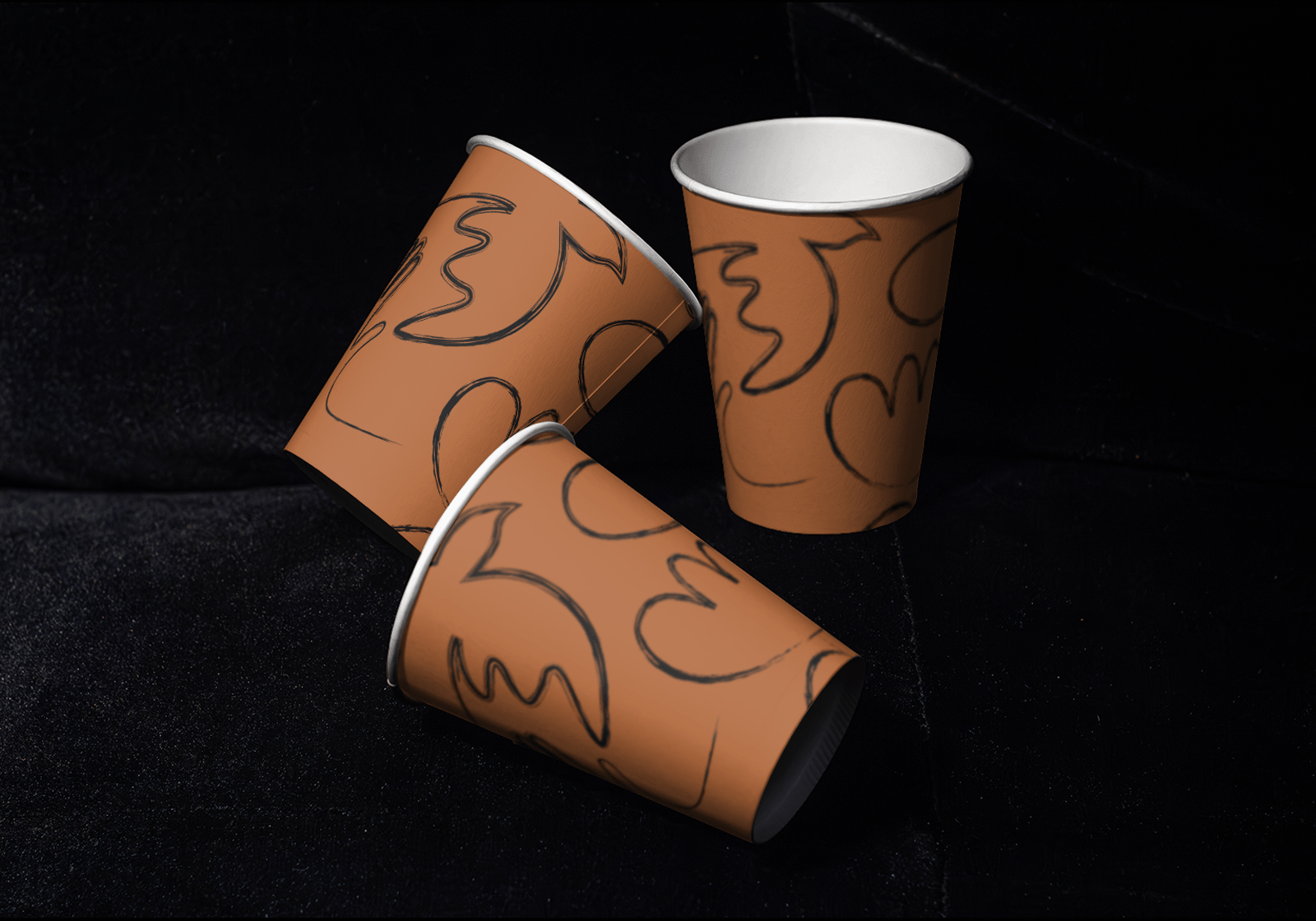 Coffee cup mock-up for the Kindred brand